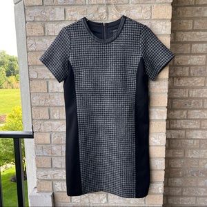 J. Crew Mixed Houndstooth Dress